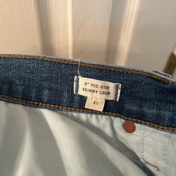 MADEWELL 9” MID RISE SKINNY CROP JEANS - Picture 10 of 10